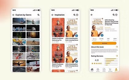 Mobile app UI/UX design
